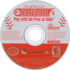 Backyard Baseball back cover for Gamecube
